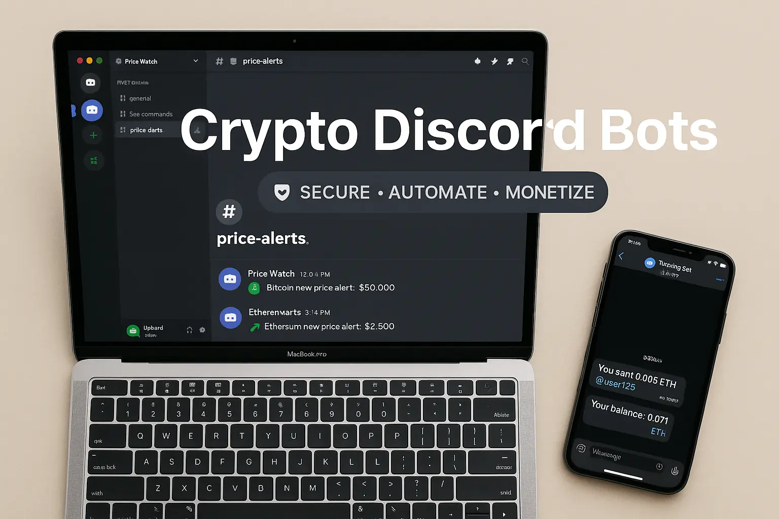 Crypto Discord Bots: Build, Secure & Monetize