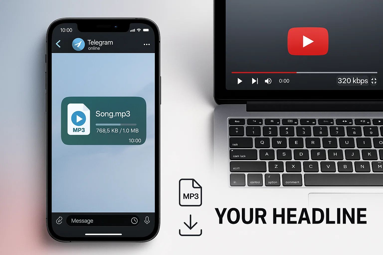 YouTube to MP3 320kbps Telegram Bot – Fast, Free & High-Quality Converter