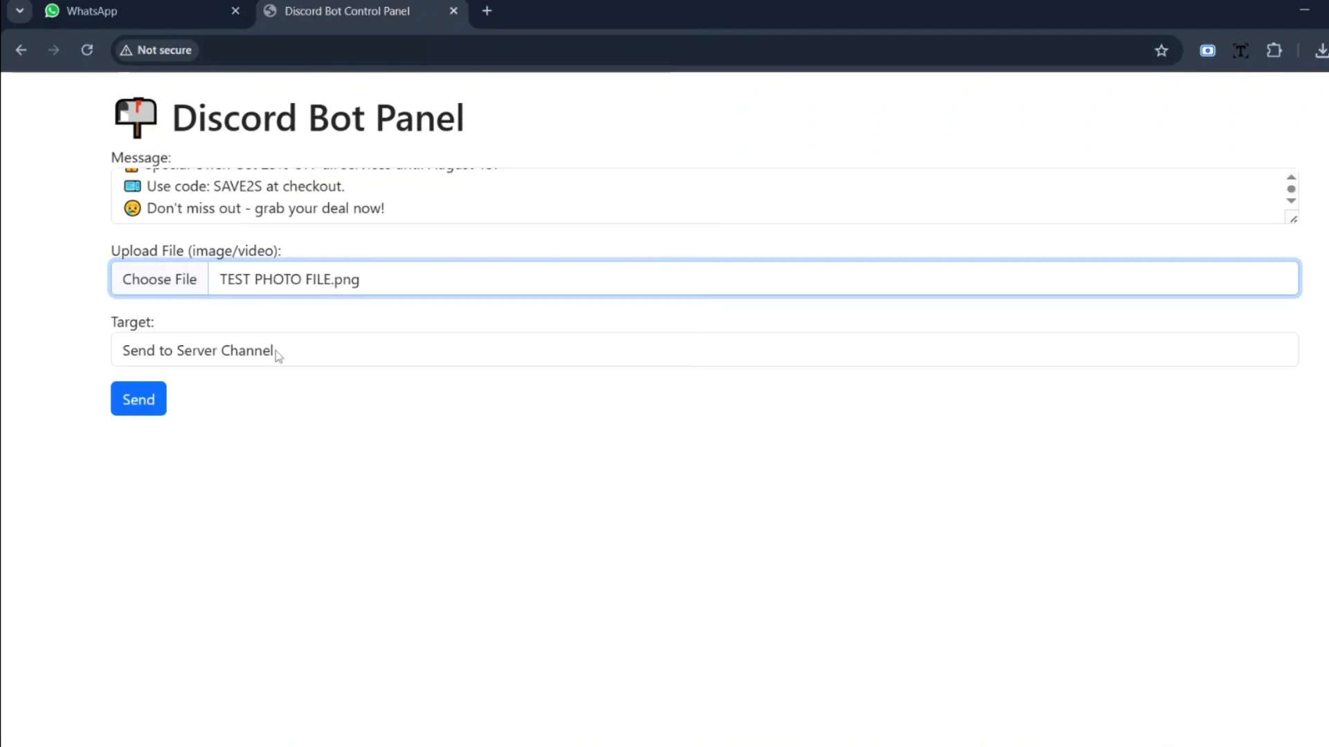 Discord Message Broadcast Bot