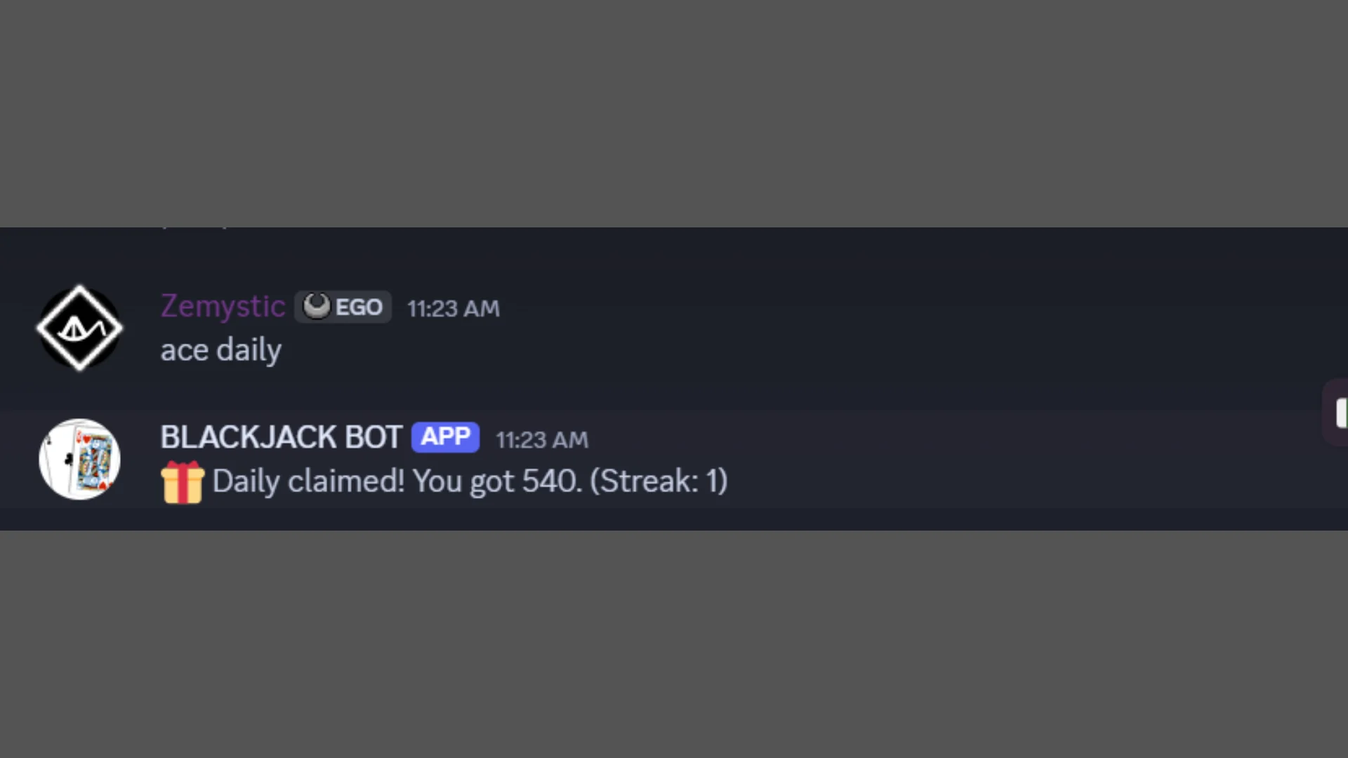 Discord Blackjack Bot