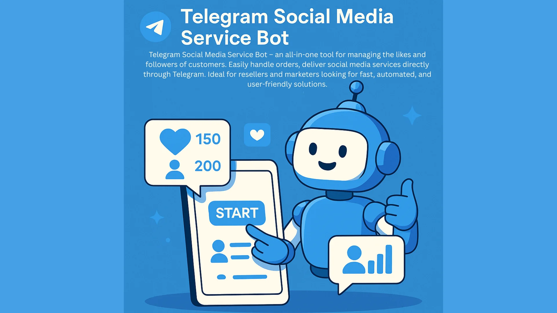 Telegram Social Media Service Bot