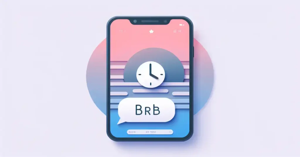 What does BRB mean in text messages