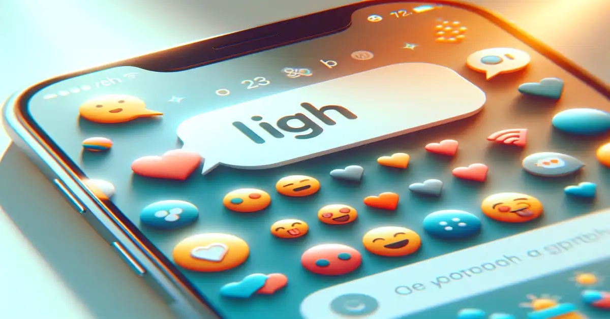 what do igh mean in text