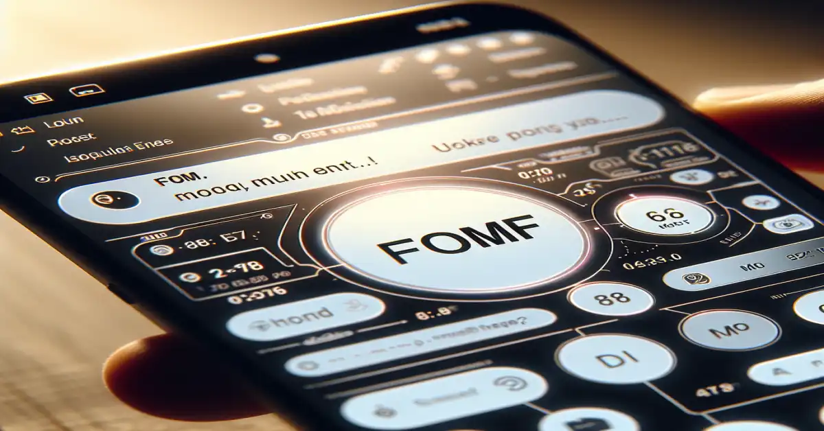 what does fomf mean in text