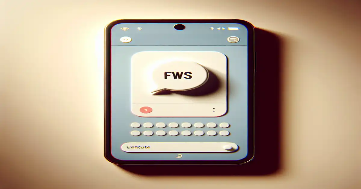 what does fws mean in text