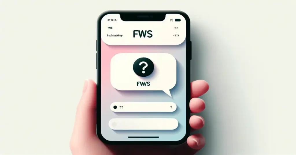 What FWS means in texting