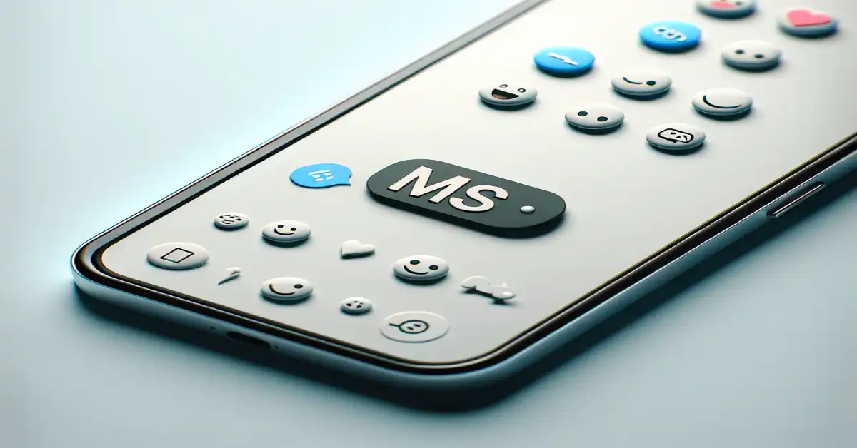 what does ms mean in text