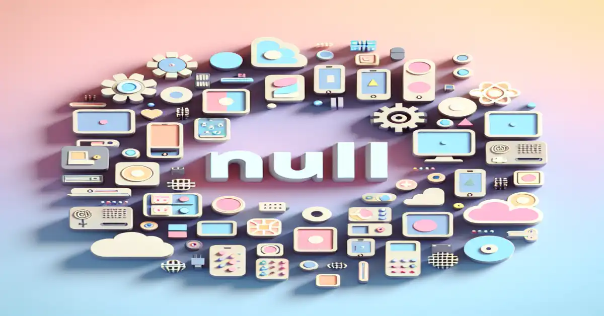 what does null mean in text