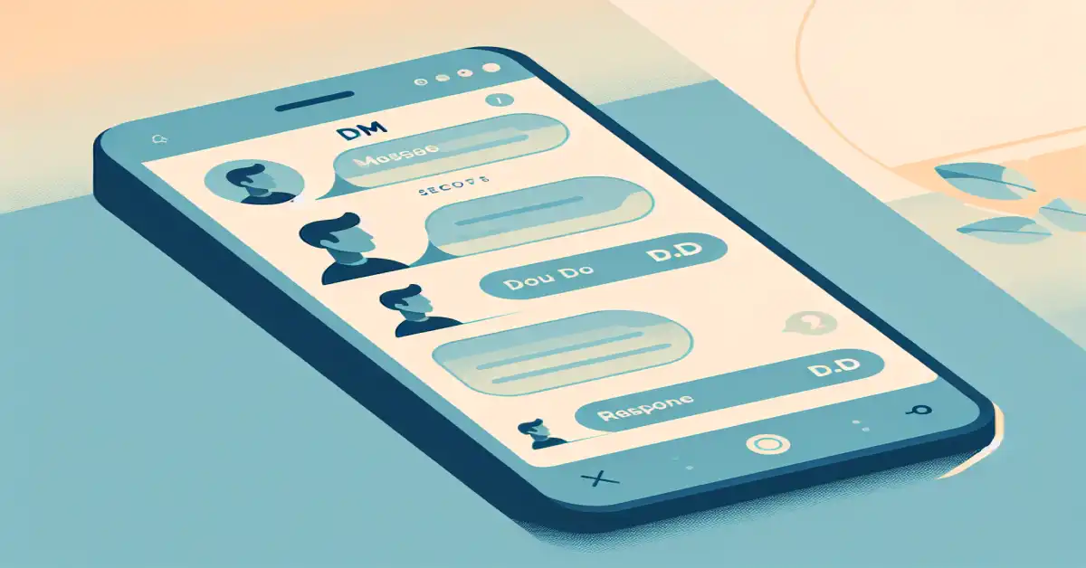 what does dm mean in text