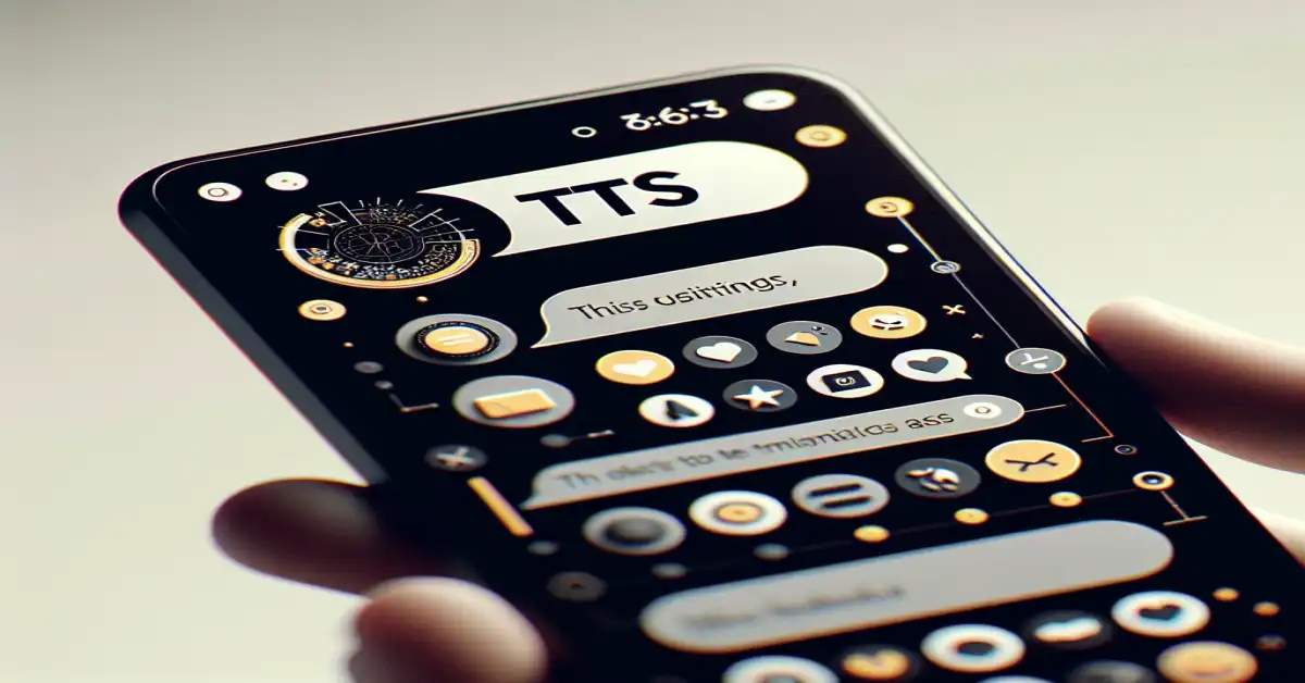 what does tts mean in text