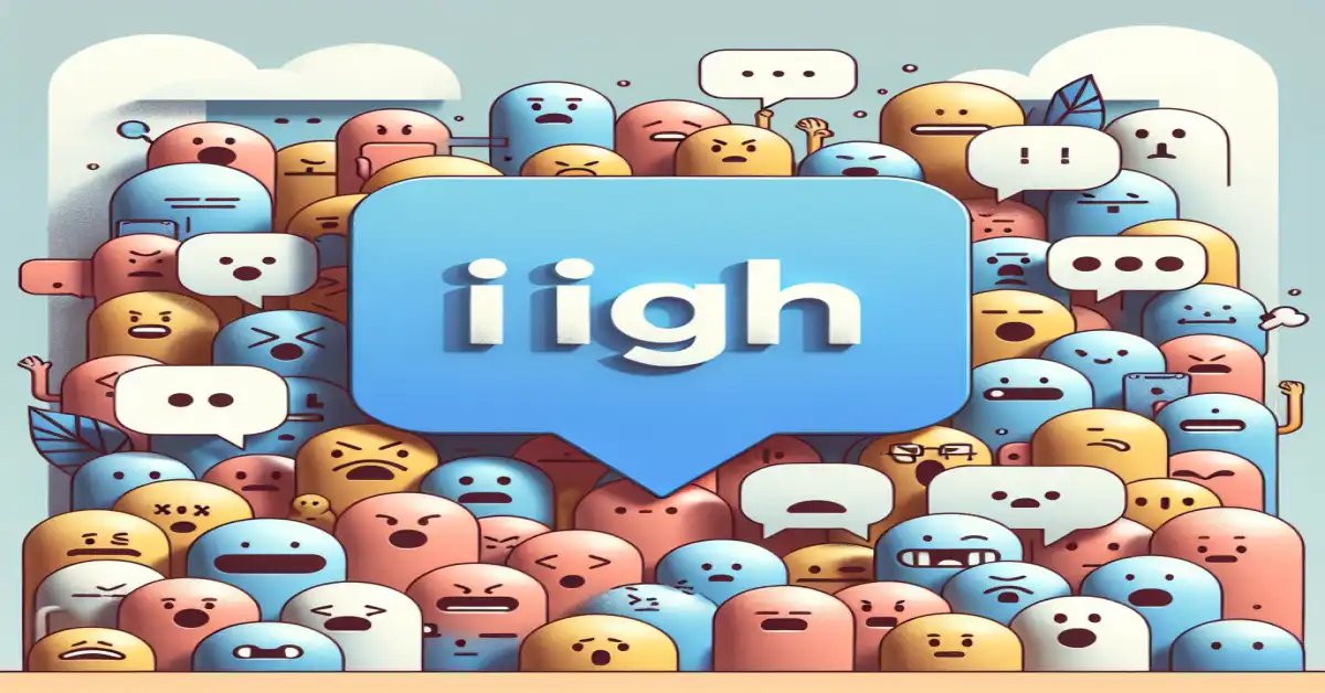 what do igh mean in text
