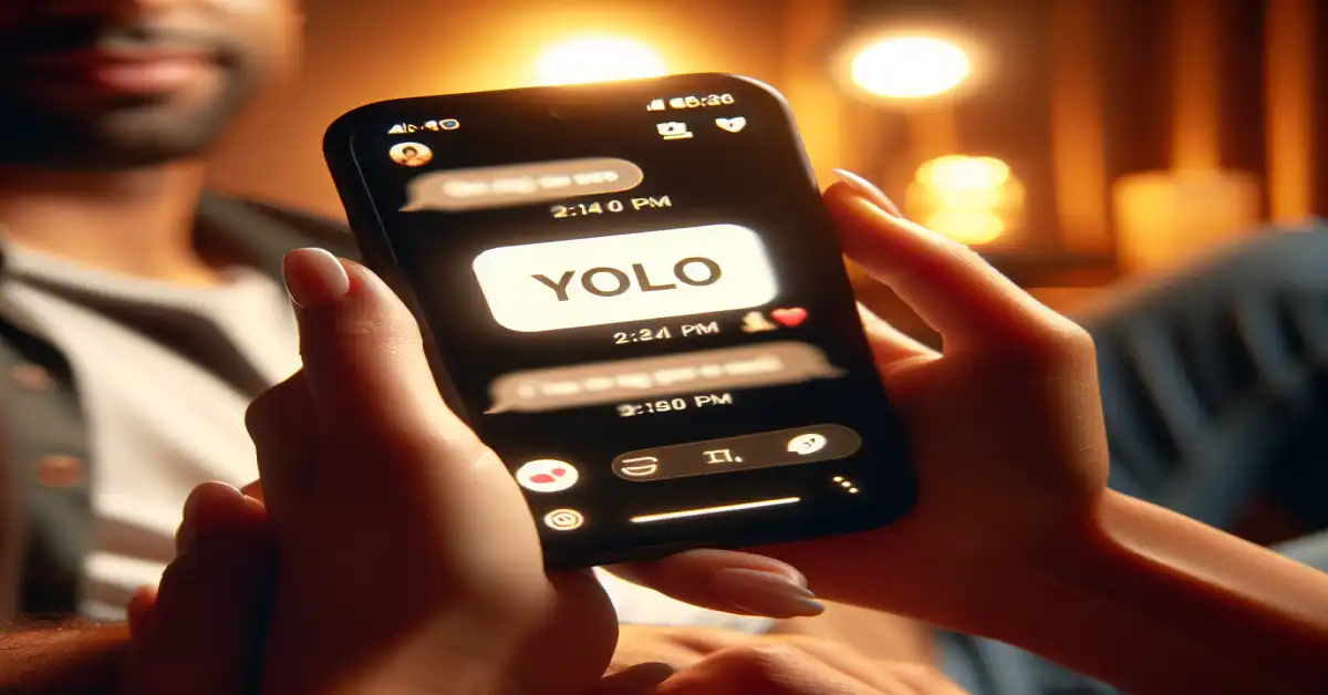 what does yolo mean in text